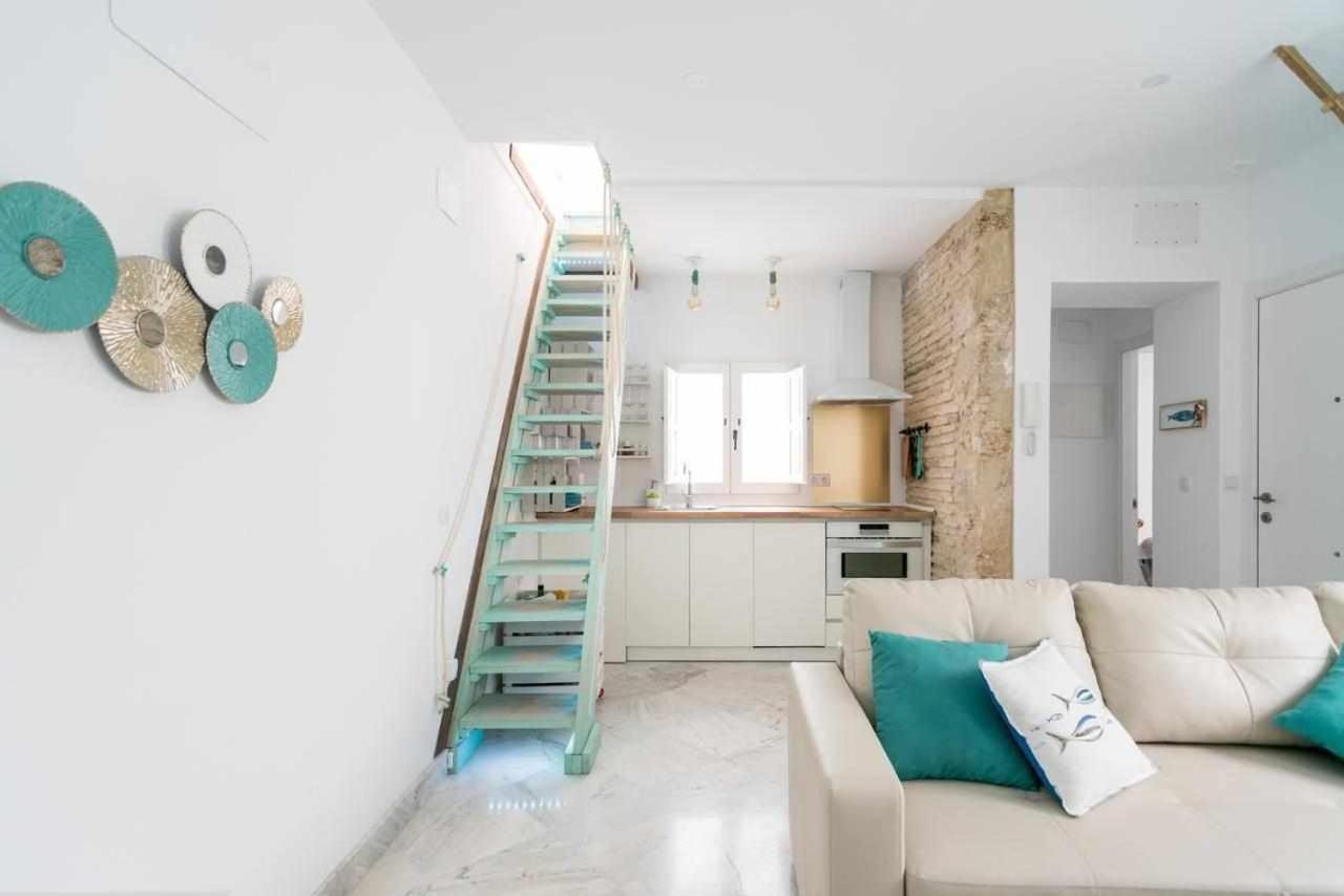 Fantastico Atico En El Casco Antiguo En A La Pla Appartement Cádiz Buitenkant foto